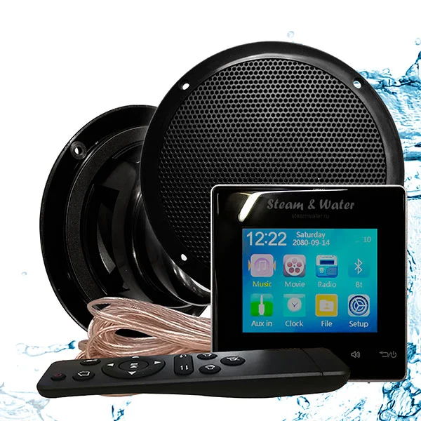 Комплект влагостойкой акустики SW 2 Black Standart Visaton 