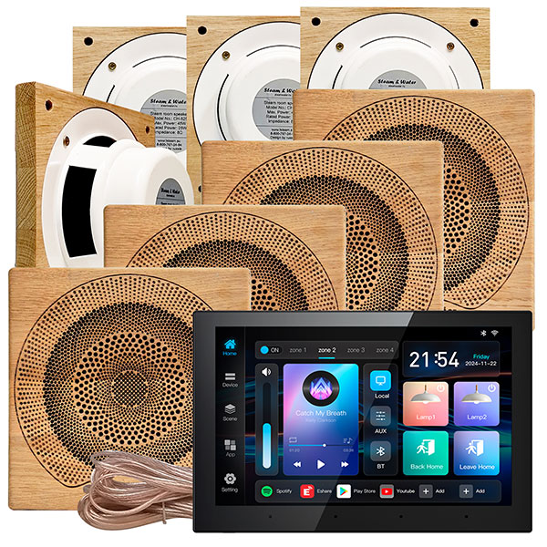 Комплект влагостойкой акустики с караоке-усилителем SW Sound Next — Sauna S8 