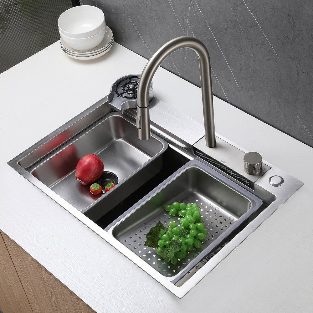 Кухонная мойка Abber Wasser Kreis AF2194SP, 68 см, цвет сатин 