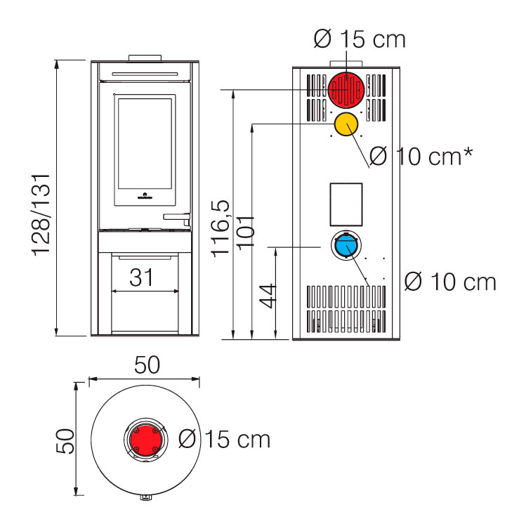 Печь TALLY 8 UP PIETRA OLLARE (EdilKamin) 
