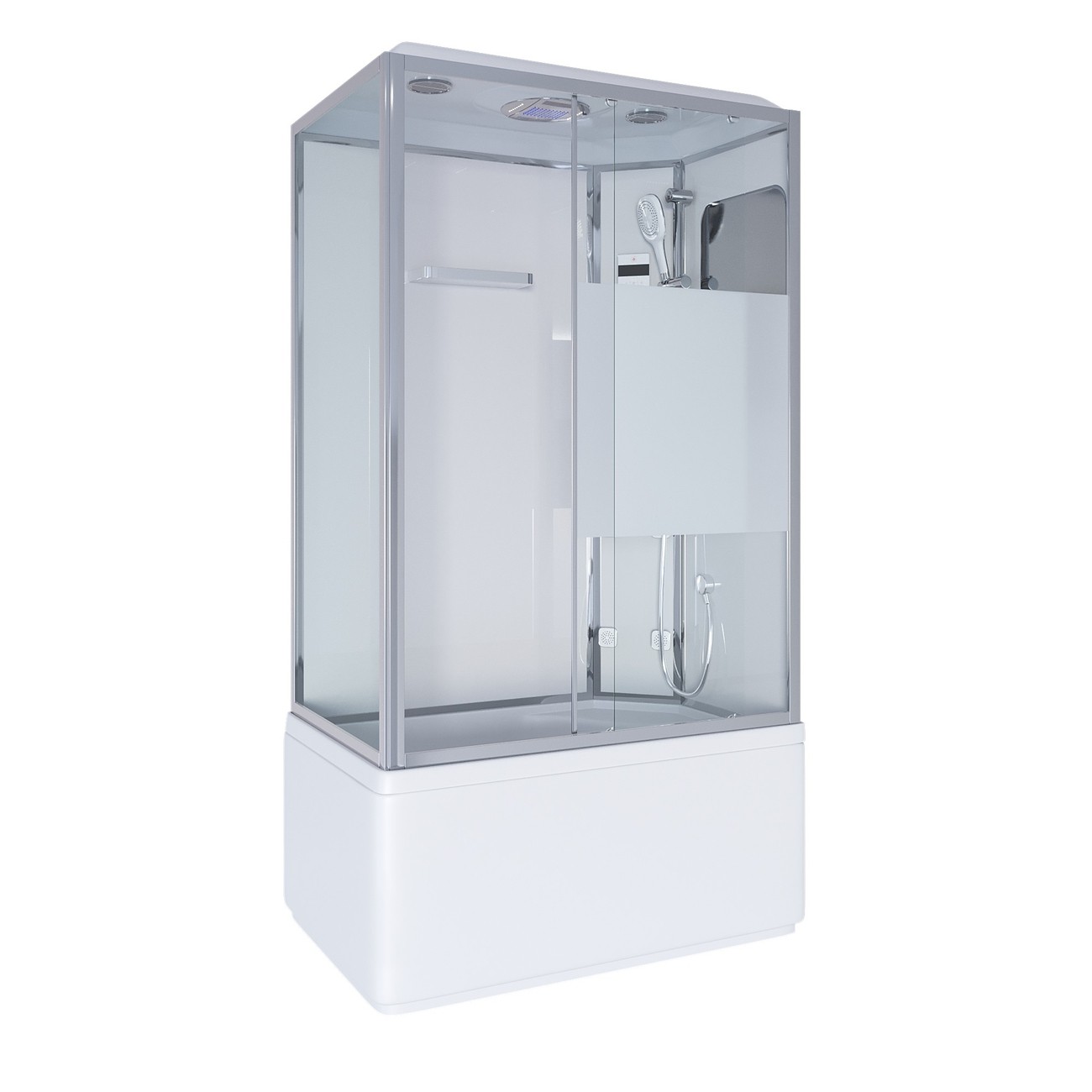 Душевая кабина Niagara Ultra NG-307-01R (120х80х220) высокий поддон(50см),стекло матовое,4 места 