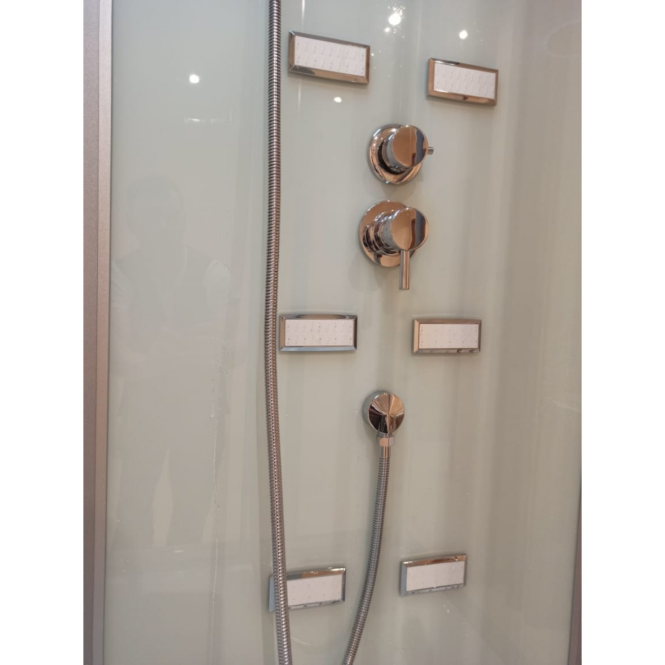 Душевой бокс Frank F553-1 с баней, 120 х 85 см, 2015361 