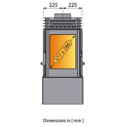 Печь LCI 9 GDFs Stove (Liseo Castiron) 