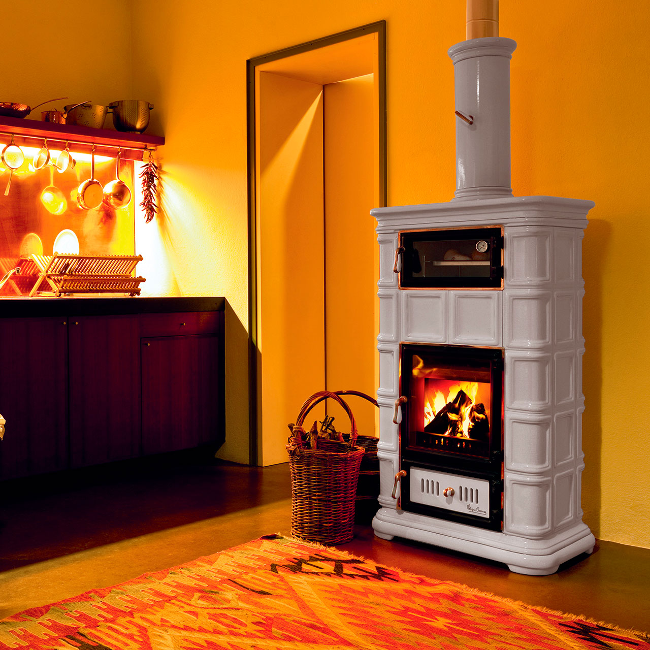 Печь MARLENE MAXI CON FORNO E, L1, с духовкой (Sergio Leoni) 