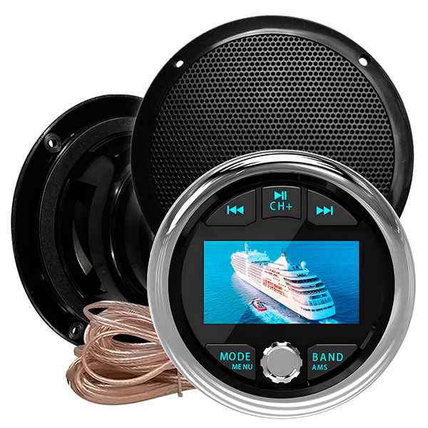 Комплект влагостойкой акустики Steam Water Aqua Music DB002 VISATON черный 2 