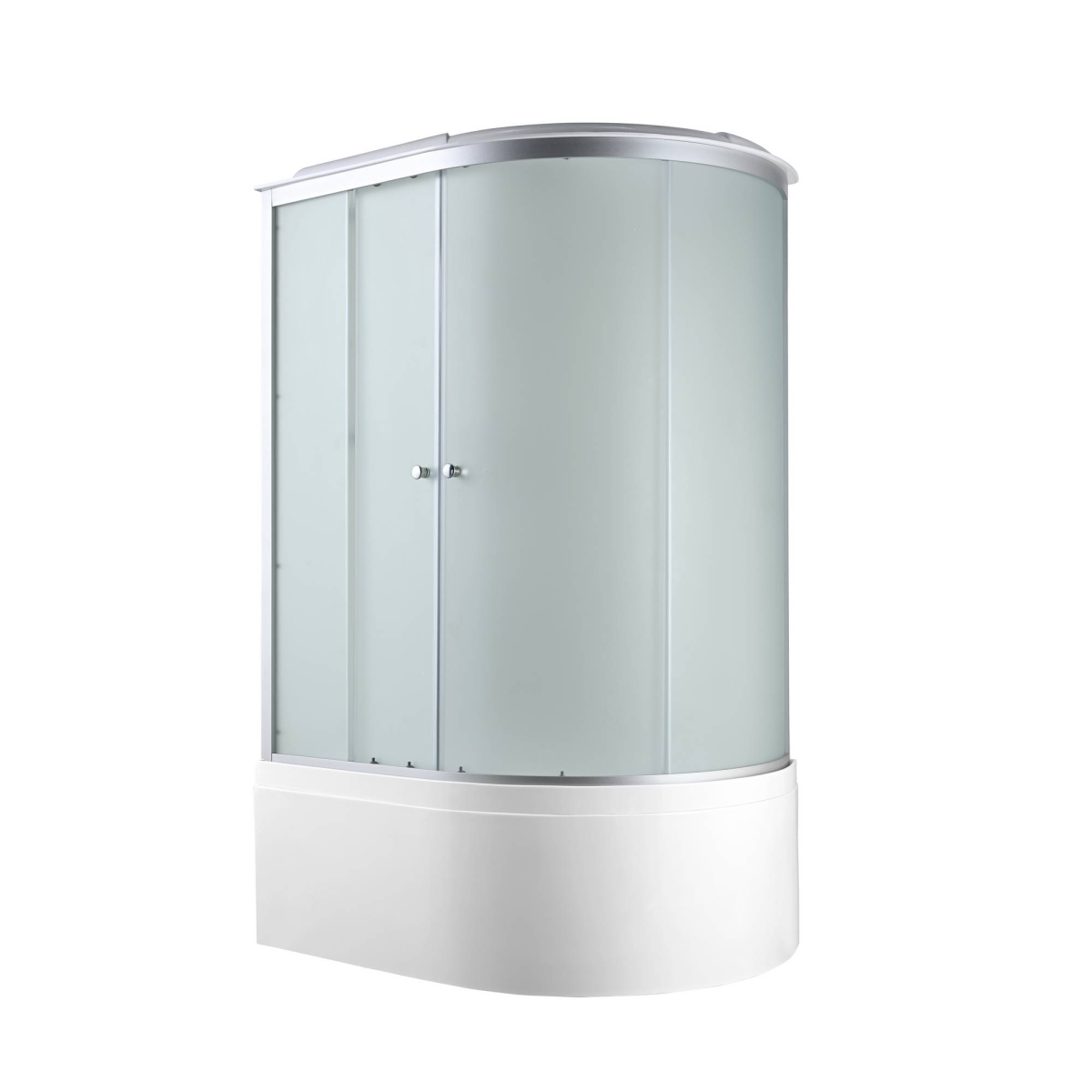 Душевая кабина AvaCan C5012L/C5012R 78334/78331, 120 x 80 см, с крышей, поддон высокий, левая/правая, стекло матовое, профиль хром 