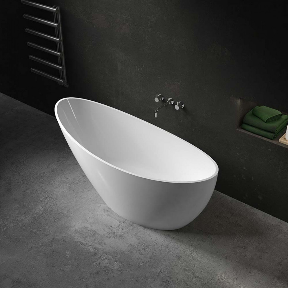 Ванна акриловая Frank F6118, 12523, 170 х 80 см, цвет белый 
