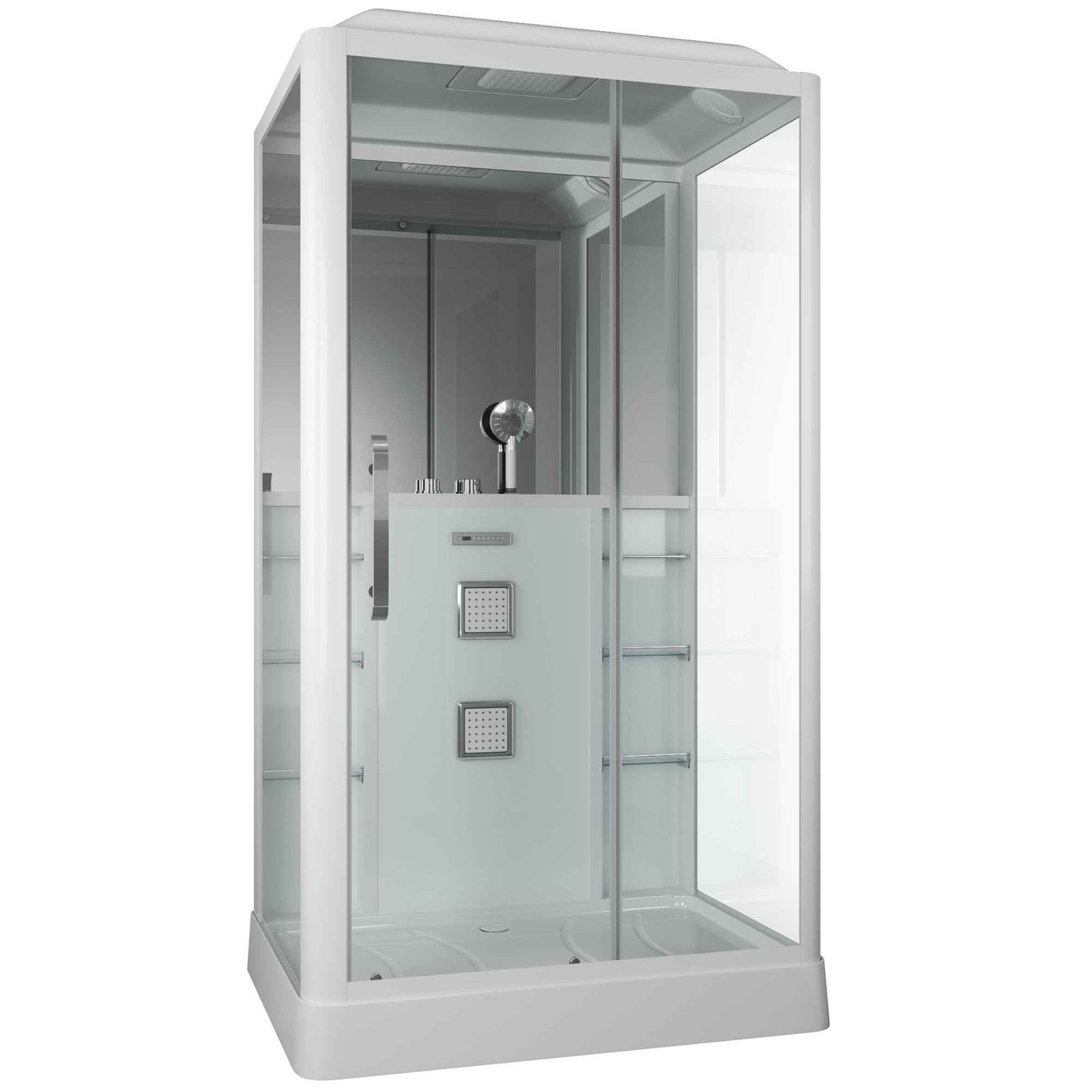 Душевая кабина Grossman Alba GR127R (90x120x225) дверь раздвижная,3 места 