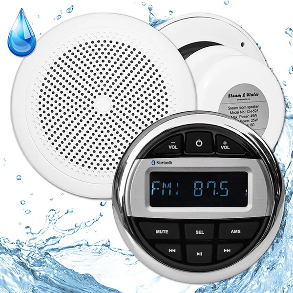 Комплект влагостойкой акустики Steam Water Aqua Music СН525 2 