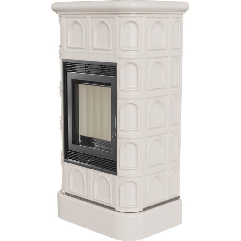 Печь камин Kratki Blanka 8 kW stove крем 