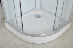 Душевая кабина Imwei XDL-09B, 90 x 90 см, средний поддон, с крышей, стекла прозрачные, профиль серебристый 
