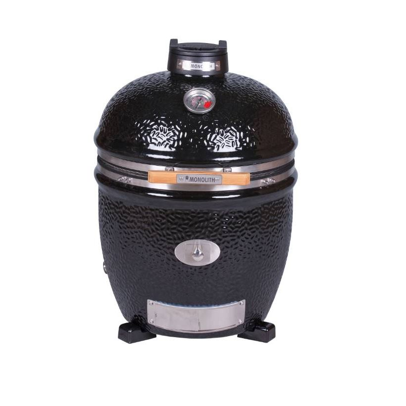 Керамический гриль Monolith Classic PRO-Serie 2.0 Black (черный без столиков и ножек) 
