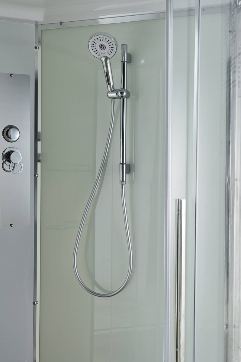 Душевая кабина AvaCan EM3912LT/EM3912RT 78151/78145, 120 x 90 см, с крышей, поддон средний, левая/правая, стекло прозрачное, профиль хром 