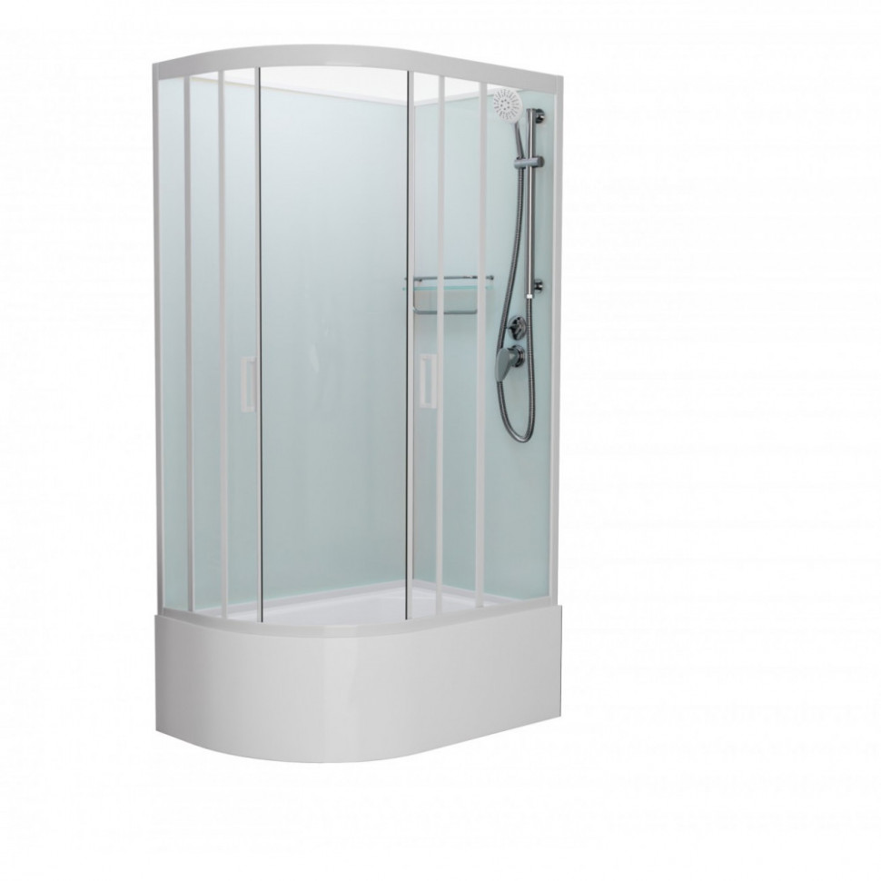 Душевая кабина Frank F412/2R White без крыши 120x80 см, 138009 