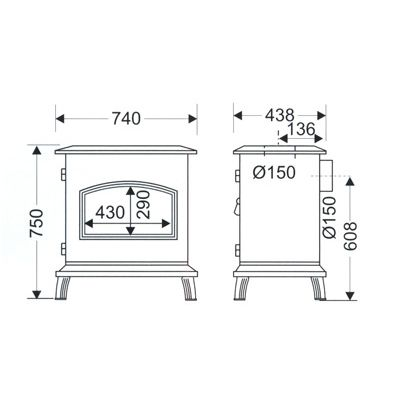 Печь Supra AlSACE 3 Supratherm 