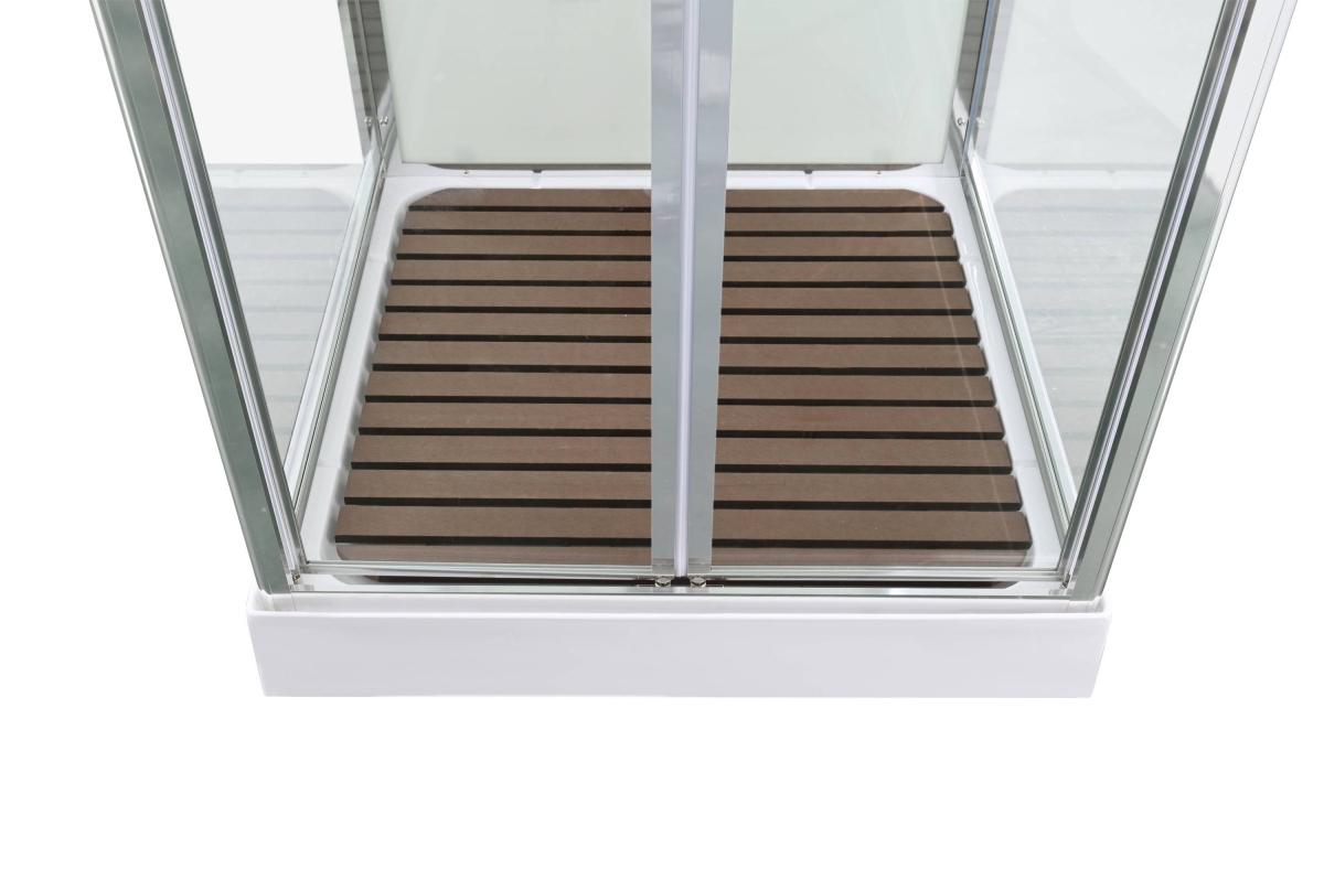 Душевая кабина AvaCan V2090N 78242, 90 x 90 см, без крыши, поддон низкий, стекло прозрачное, профиль хром 