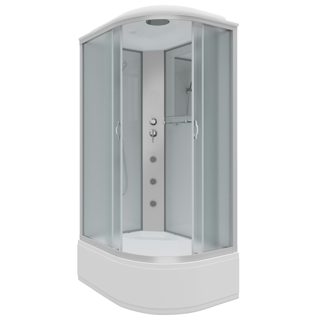 Душевая кабина Niagara Classic NG-2310-14LG (120х80х215) высокий поддон(40см),стекло матовое,4 места 