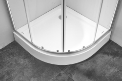 Душевой уголок Imwei YL-9001C, 90 x 90 см, с поддоном, стекла прозрачные, профиль серебристый 