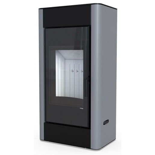 Печь камин DEFRO HOME SOLUM 9кВт серая сталь 