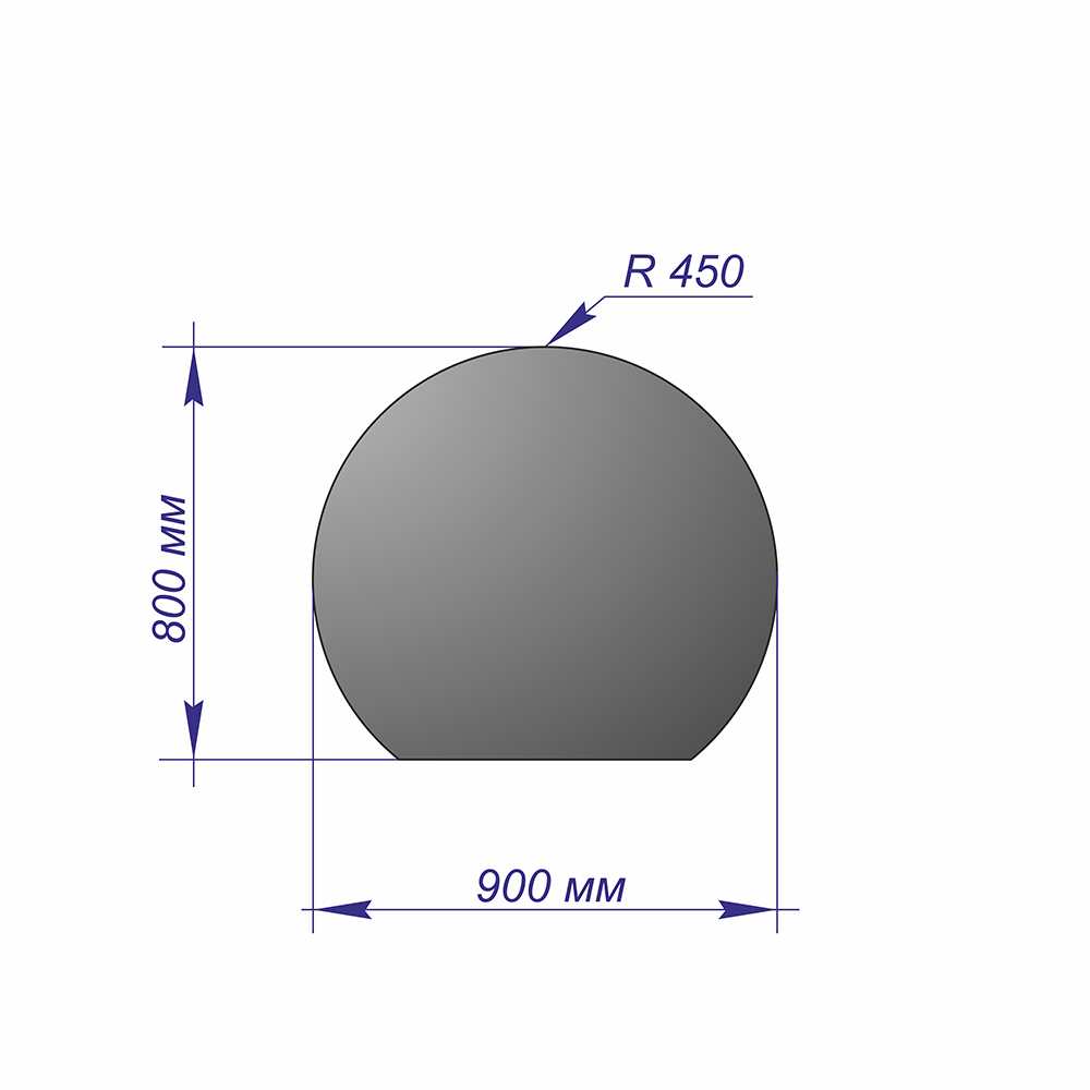 Лист напольный 900*800*1,5 R450 бронза 