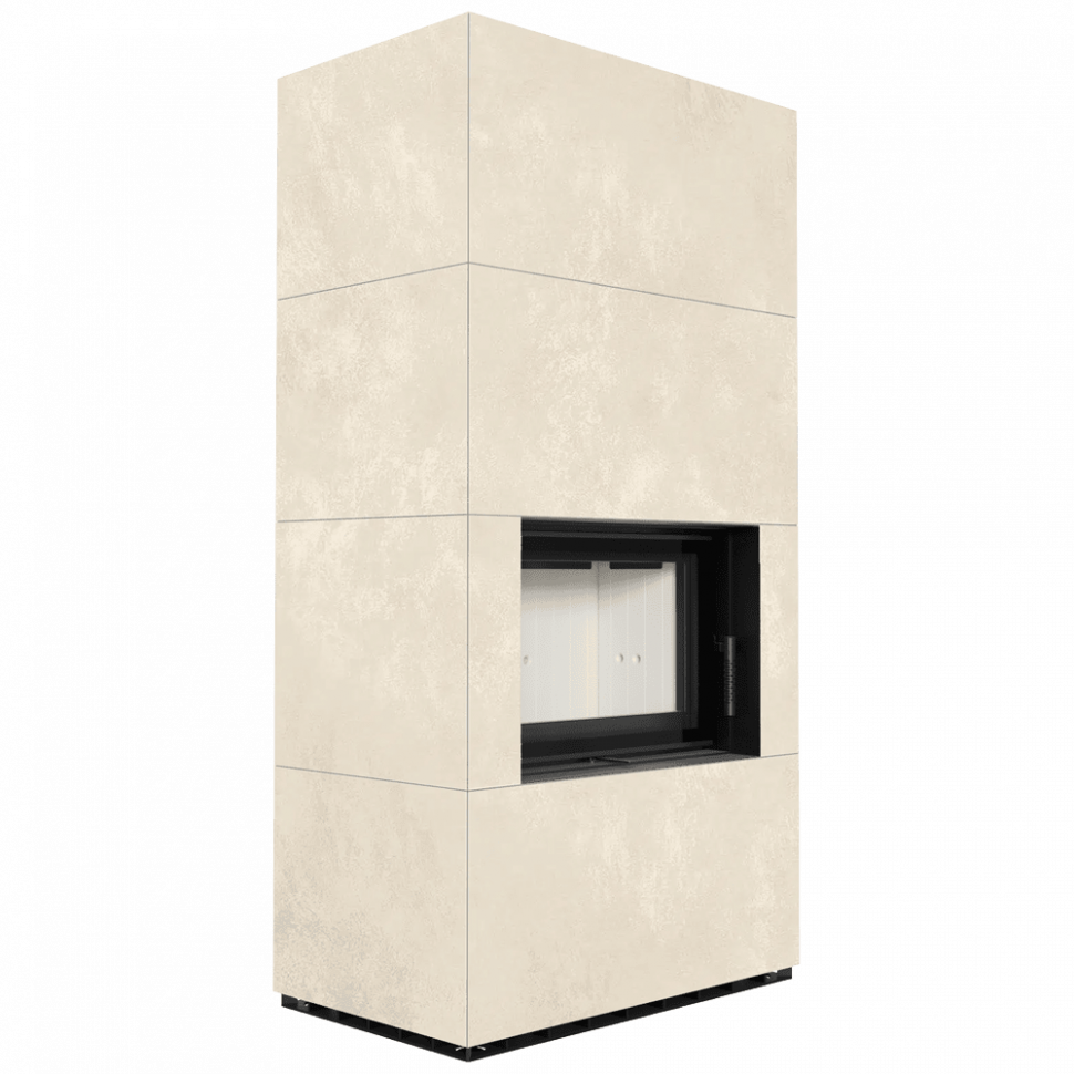 Каминокомплект Kratki PRO FLOKI BOX OXIDE BIANCO 