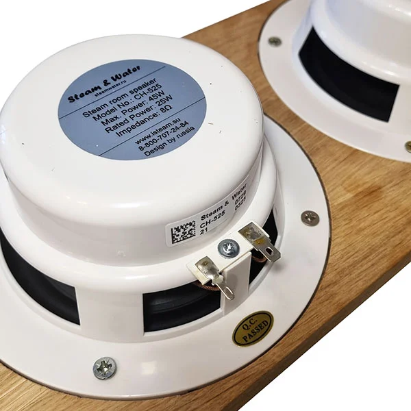 Динамик для сауны Steam & Water Двойной прямоугольный SW 525 white 