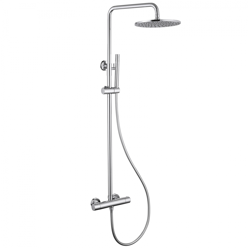 Душевая система Abber Wasser Kreis AF8160L, термостатическая, цвет хром 
