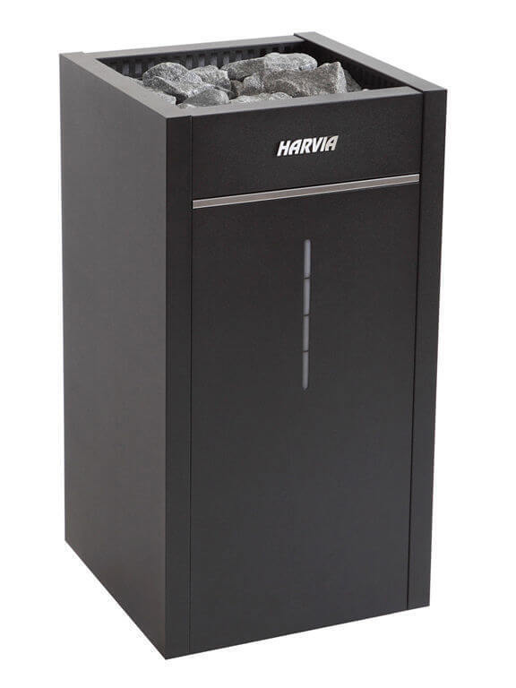 HARVIA Электрическая печь Virta HL700400SA HL70SA black, с парогенератором (автомат), 6.8 кВт (без пульта управления в комплекте) 