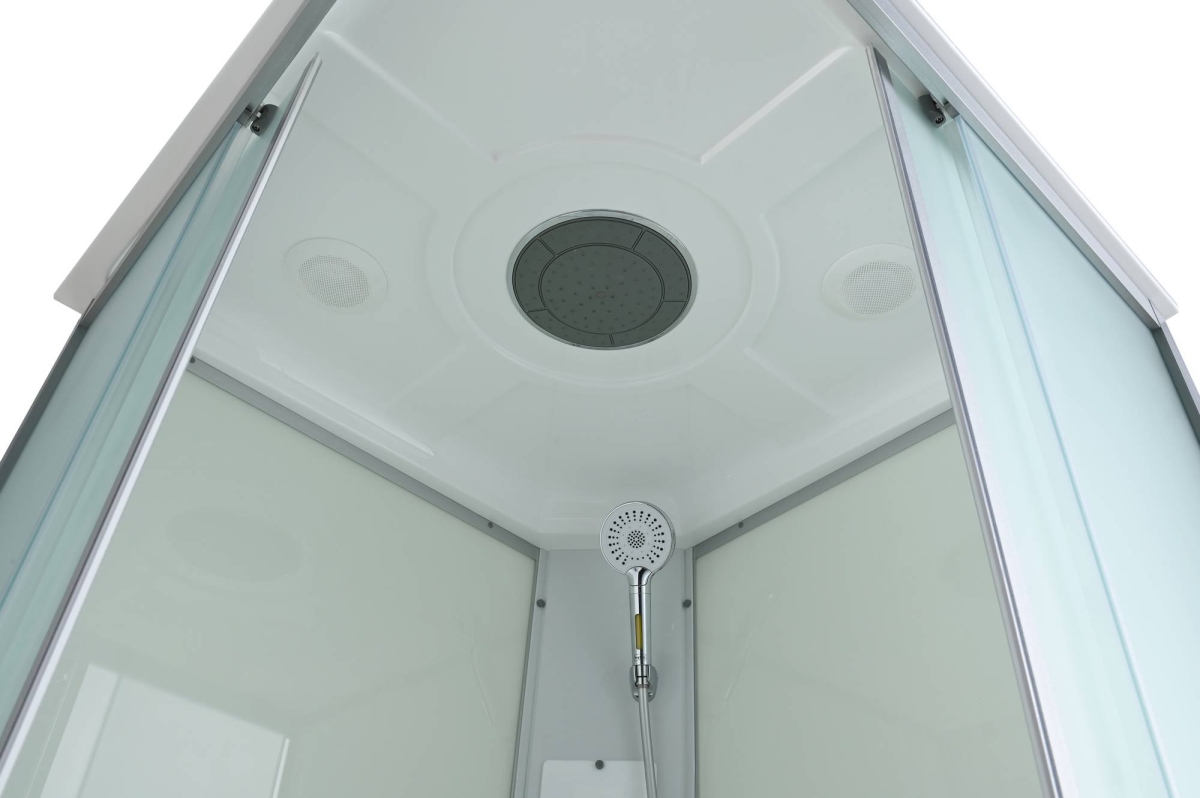 Душевая кабина Avacan CK2090 78340, 90 х 90 см, с крышей, поддон низкий, стекло матовое, профиль хром 