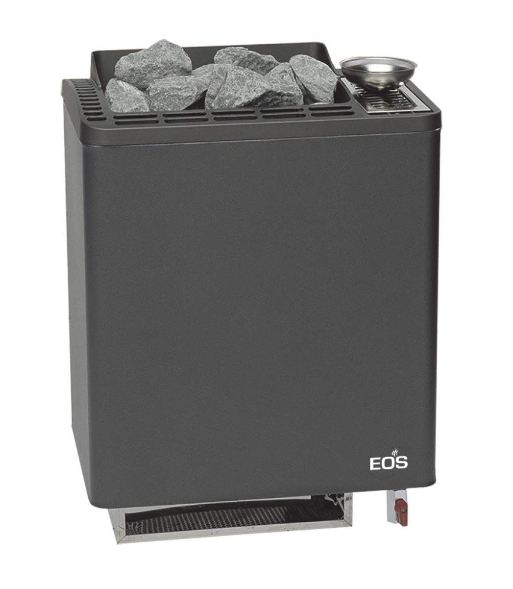 Электрическая печь EOS Bi-O-Tec W 9 кВт Anthracite со встроенным парогенератором 