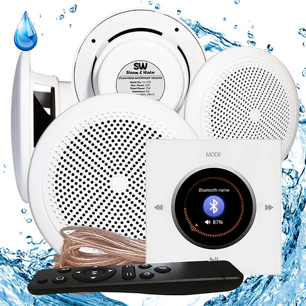 Комплект влагостойкой акустики Steam Water NOISE White 4 
