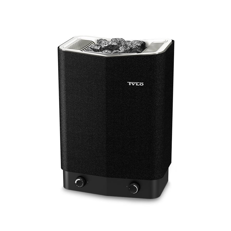 Печь для сауны TYLO Sense Sport 8 (Встроенное управление, 8 кВт, 6-12 м³, черный цвет, 20 кг камней) 