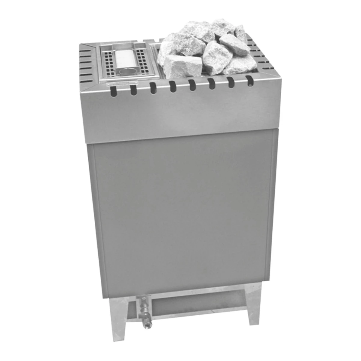 Электрическая печь Lang VapoTherm VG503, 6 кВт, с парогенератором (цвет: нержавеющая сталь) 