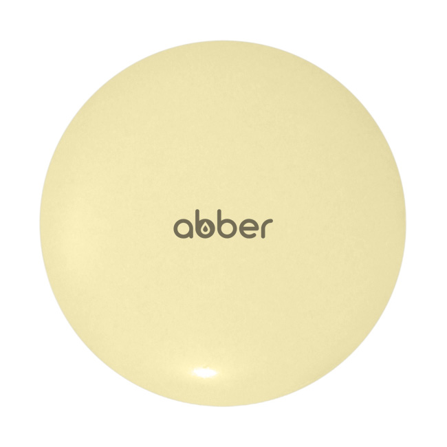 Накладка на слив для раковины ABBER AC0014MY желтая матовая, керамика 