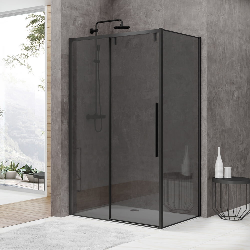 Душевой уголок Black & White S898-900 Black 