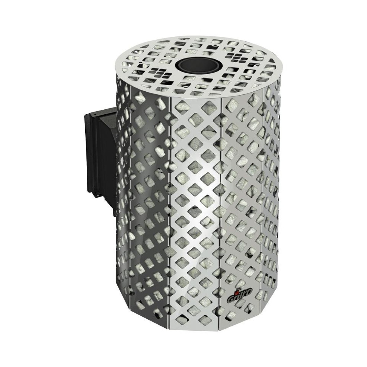 Дровяная печь для бани Grill’D Violet Steel Romb Short Window Max 