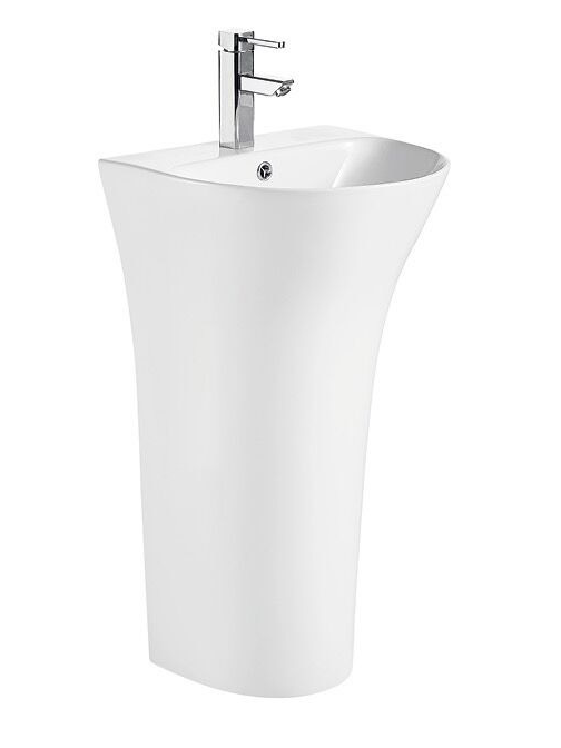 WW LEERBACH 4842 GL-WT Раковина напольная. 480х420х835 мм 