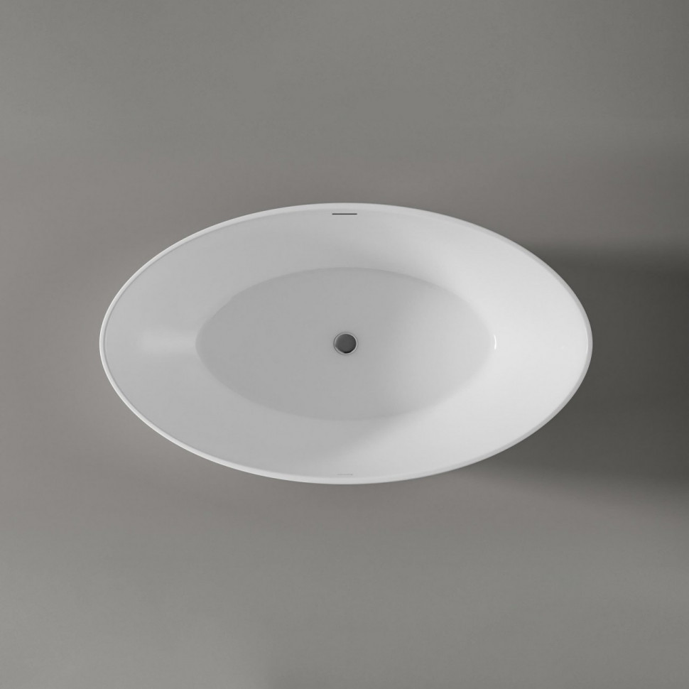 Ванна акриловая Frank F6123, 12525, 170 х 80 см, цвет белый 