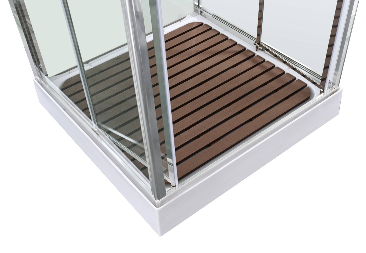 Душевая кабина AvaCan V2090N 78242, 90 x 90 см, без крыши, поддон низкий, стекло прозрачное, профиль хром 