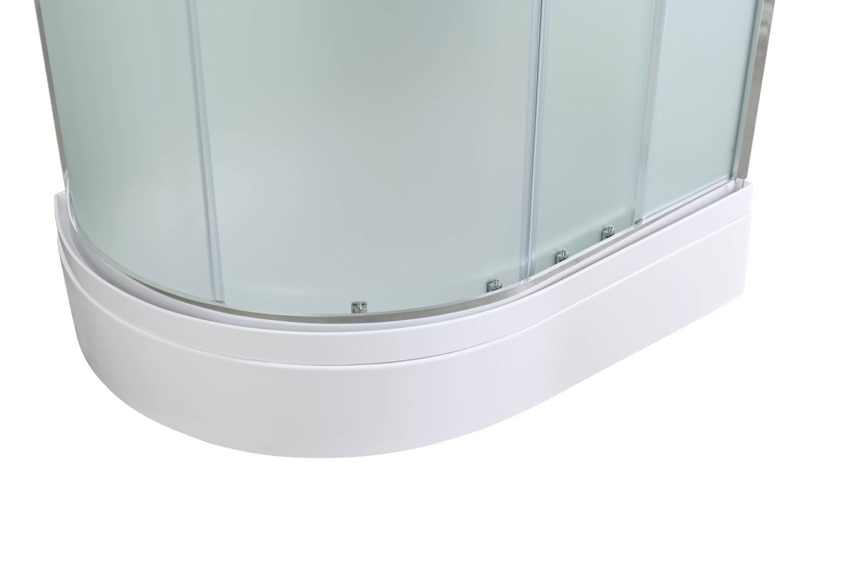 Душевая кабина AvaCan EM3912L/EM3912R 78148/78142, 120 x 90 см, с крышей, поддон средний, левая/правая, стекло матовое, профиль хром 