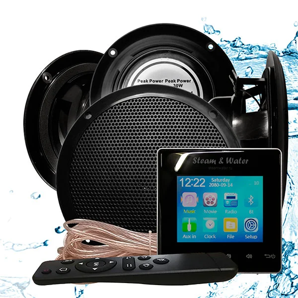 Комплект влагостойкой акустики SW 4 Black Standart Visaton 