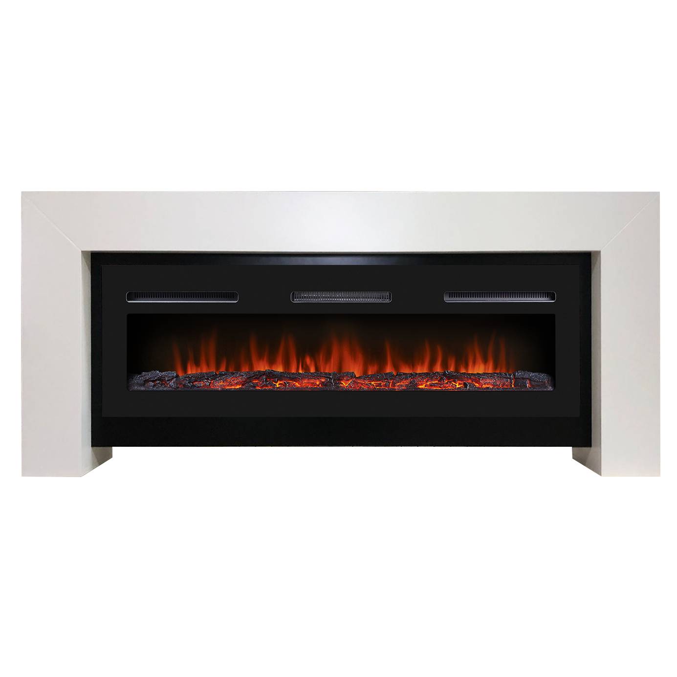 Портал Firelight Suprema Long белый, черный 
