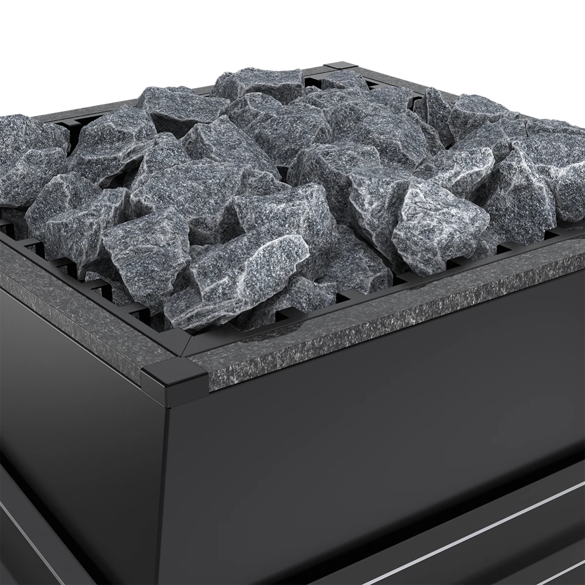 Электрическая печь EOS Future 12 кВт (Stone Nero Impala) 
