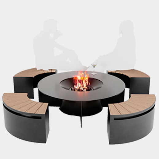Ландшафтный камин LOUNGE (Traforart) 