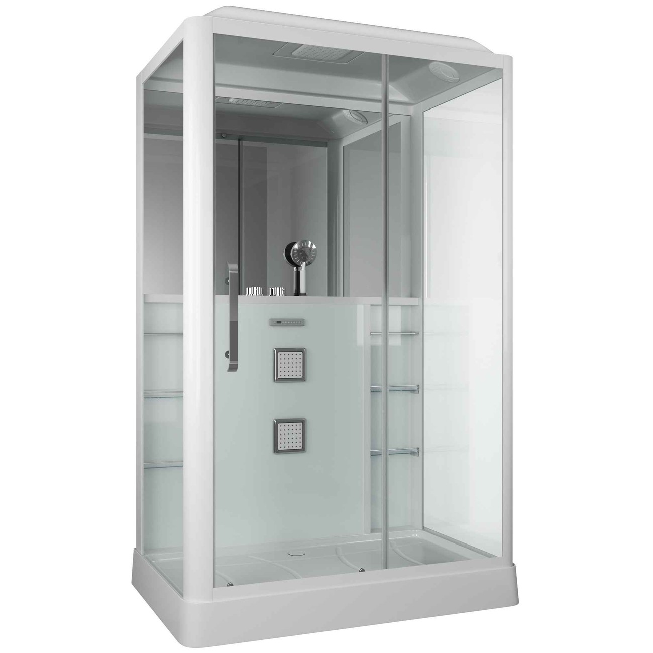 Душевая кабина Grossman Alba GR128R (90x135x225) дверь раздвижная,3 места 