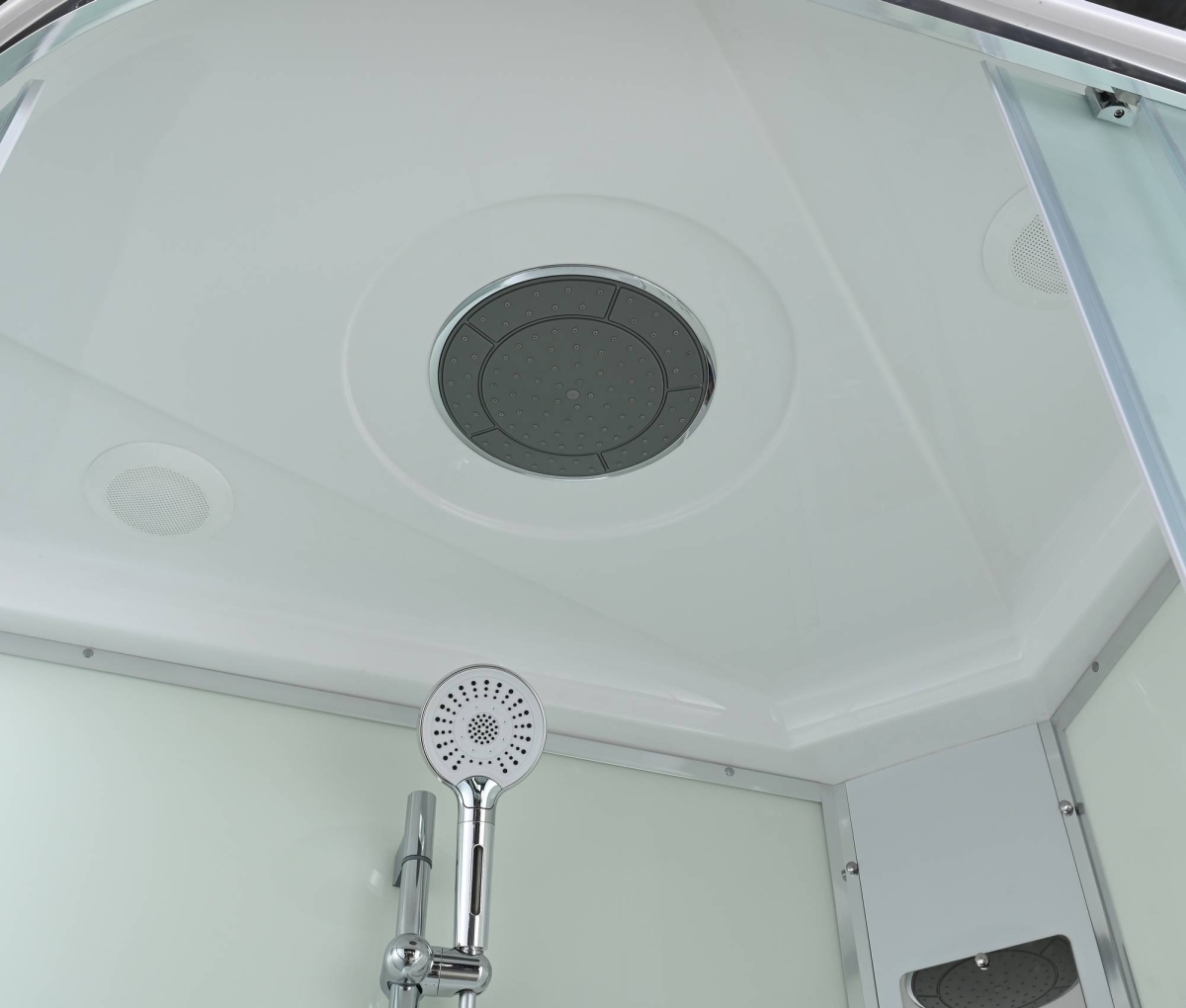 Душевая кабина AvaCan EM3912L/EM3912R 78148/78142, 120 x 90 см, с крышей, поддон средний, левая/правая, стекло матовое, профиль хром 