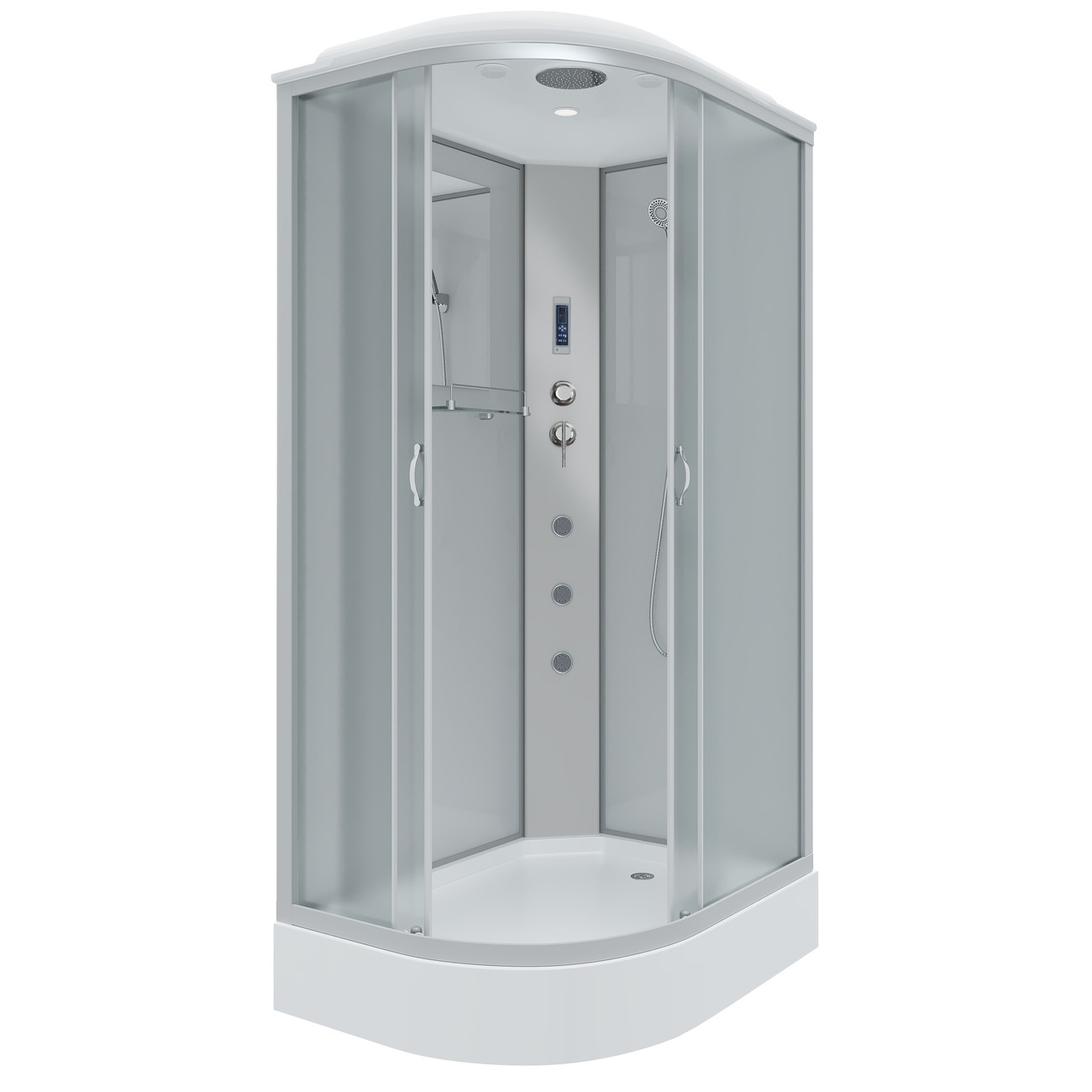 Душевая кабина Niagara Classic NG-3312-14RF (120х80х215) низкий поддон(13см),стекло матовое,3 места 