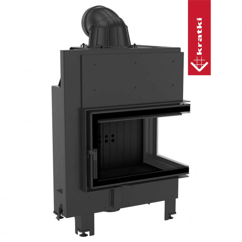 Топка Kratki PRO MBM/P/BS/SG угловое гнутое стекло справа 