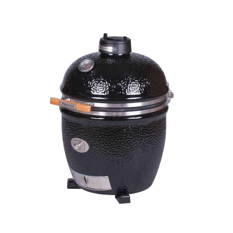 Керамический гриль Monolith Classic PRO-Serie 2.0 Black (черный без столиков и ножек) 
