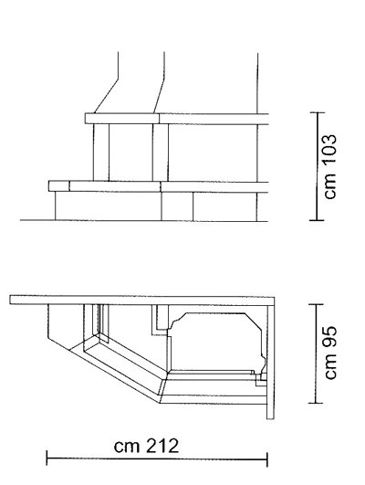 Облицовка TRAPEZIO SX (EdilKamin) 